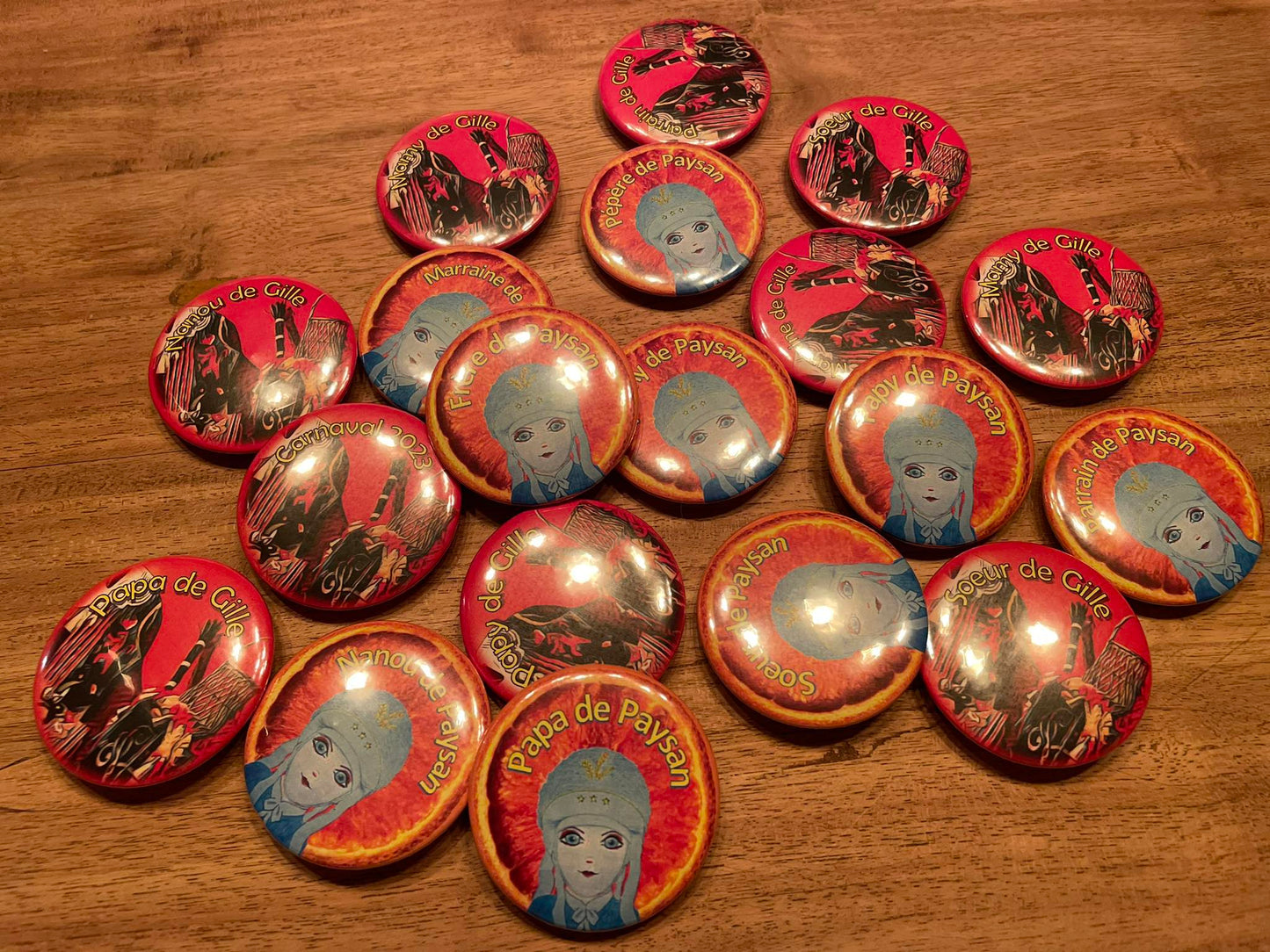 Badges personnalisés CréaDesign