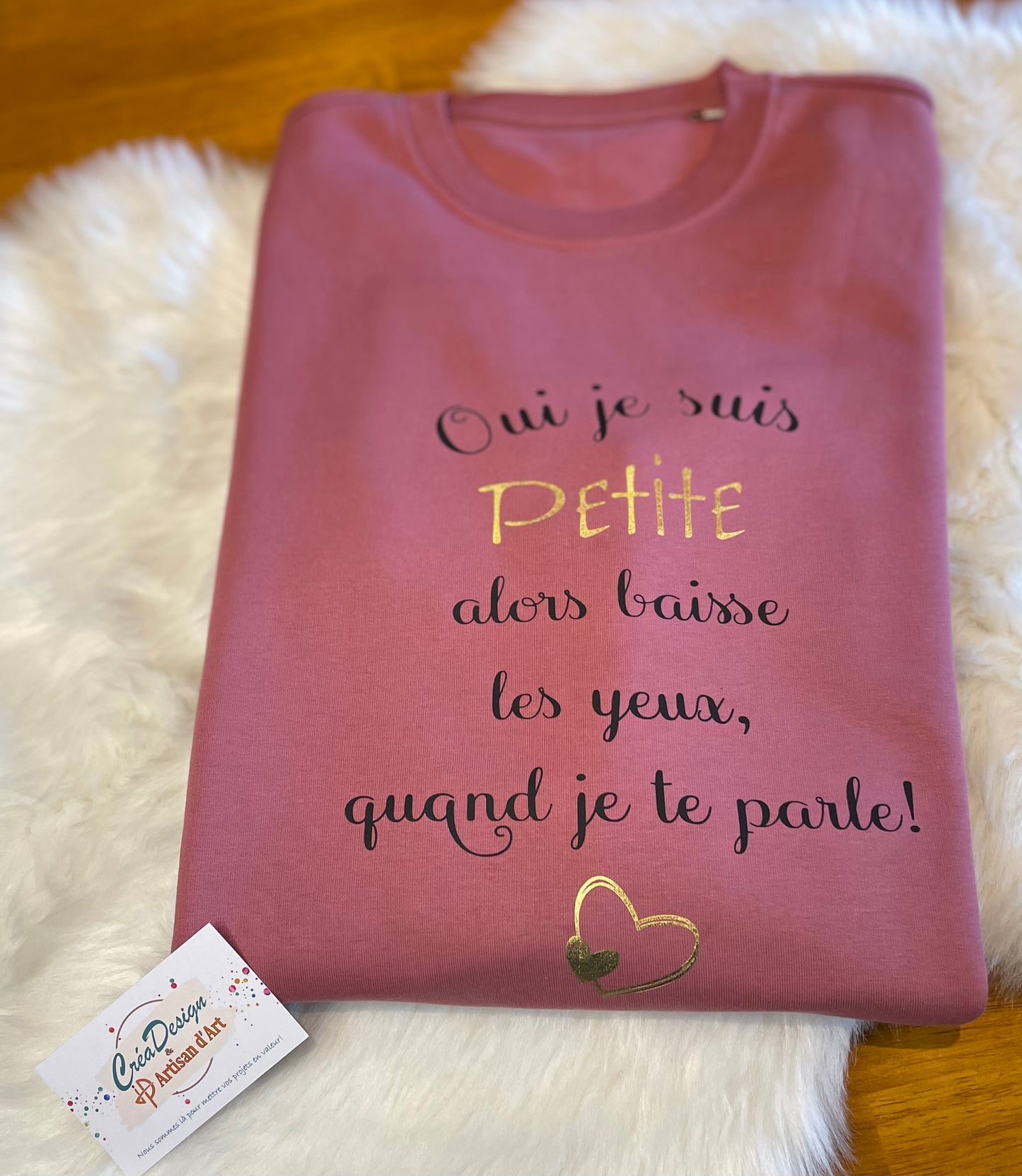 Sweat Femme humour pour les petites.