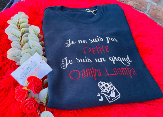 Sweat Femme humour pour les petites.