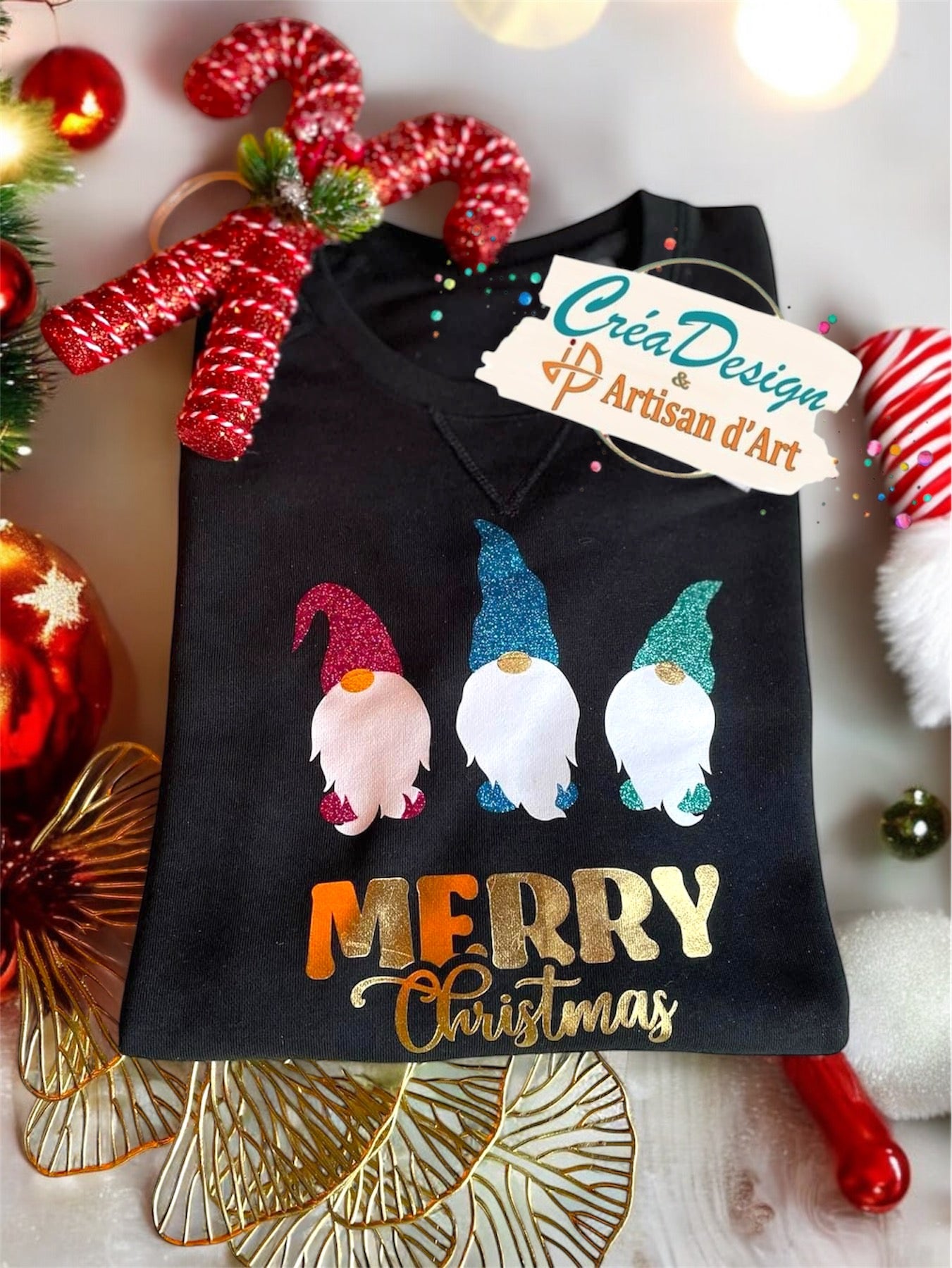 Pull "Gnomes de Noël"