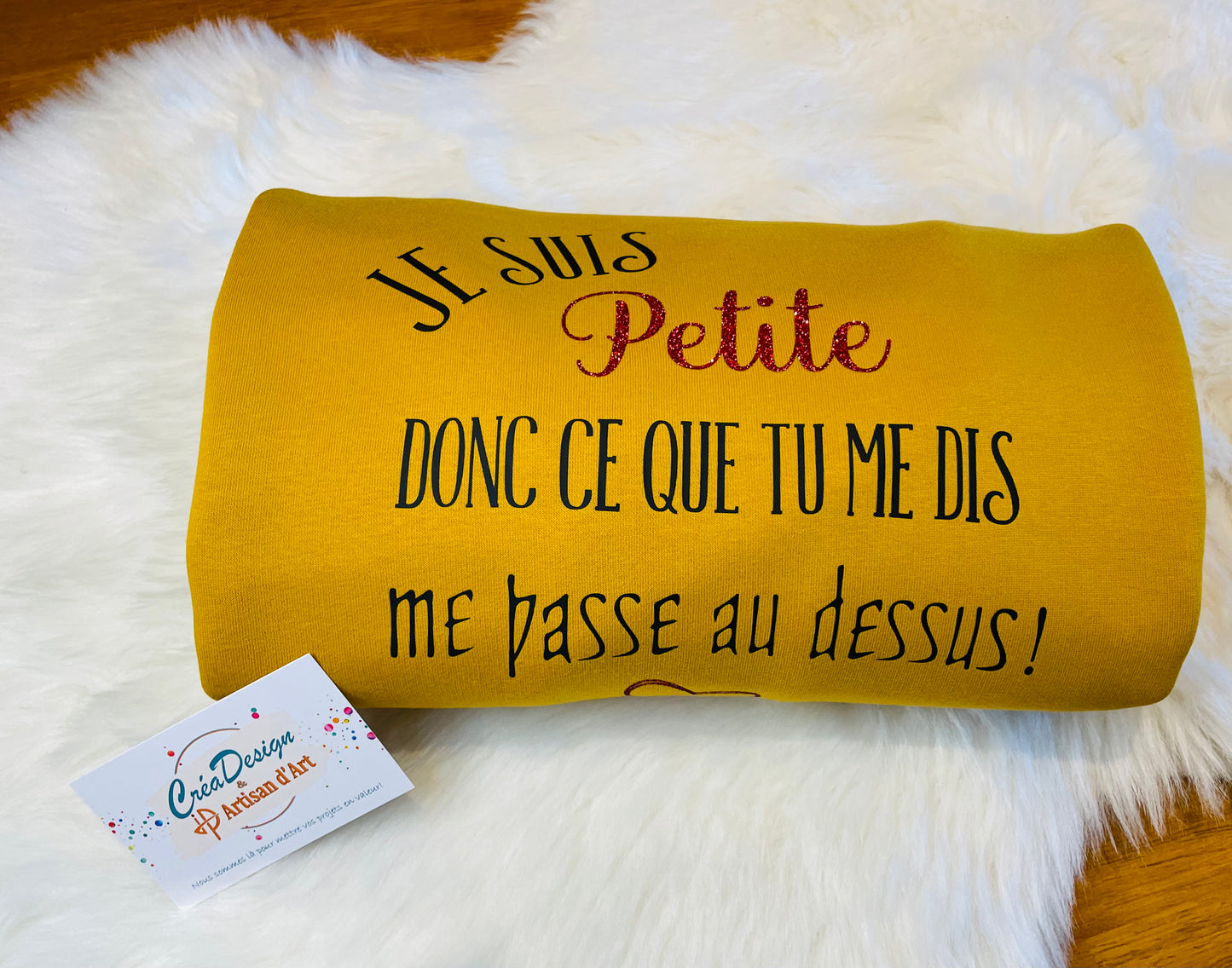Sweat Femme humour pour les petites.