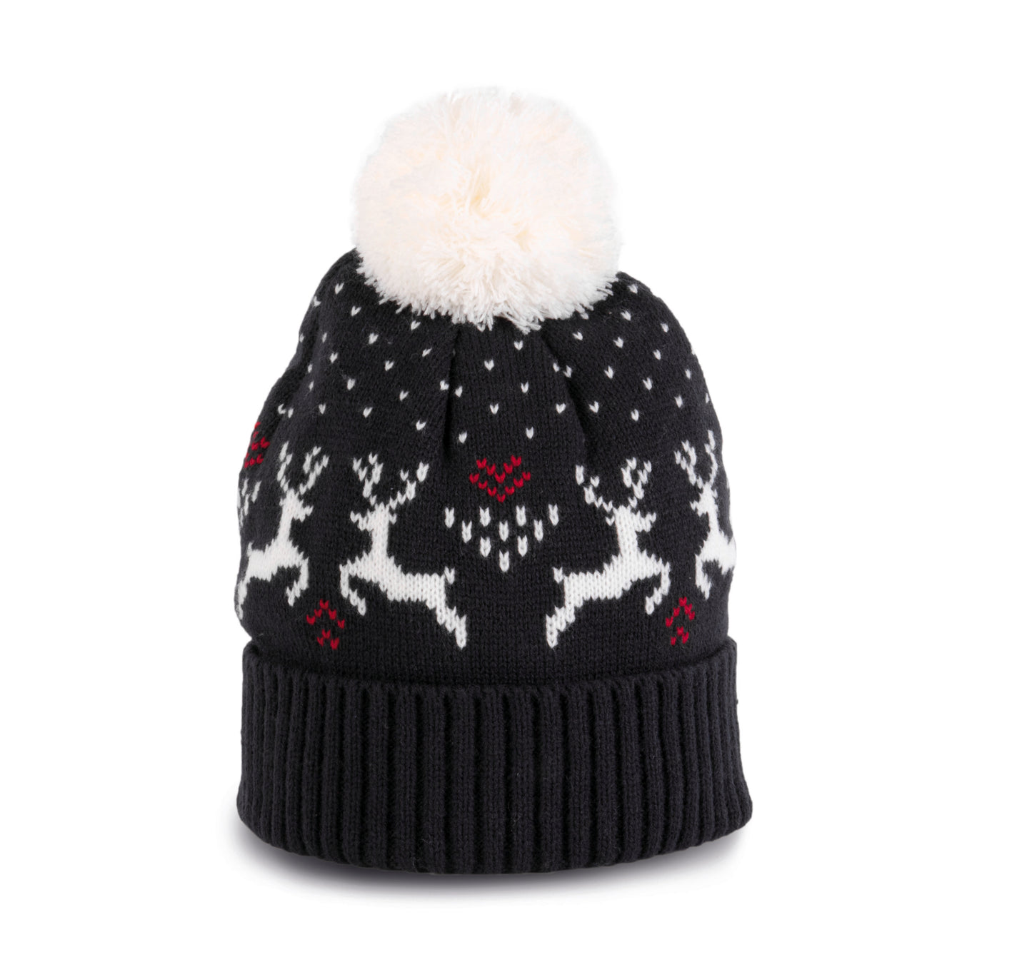 Bonnet de Noël motifs rennes