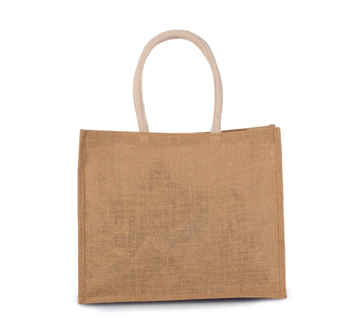 Sac en jute: texte humoristique "Je suis attachiante"