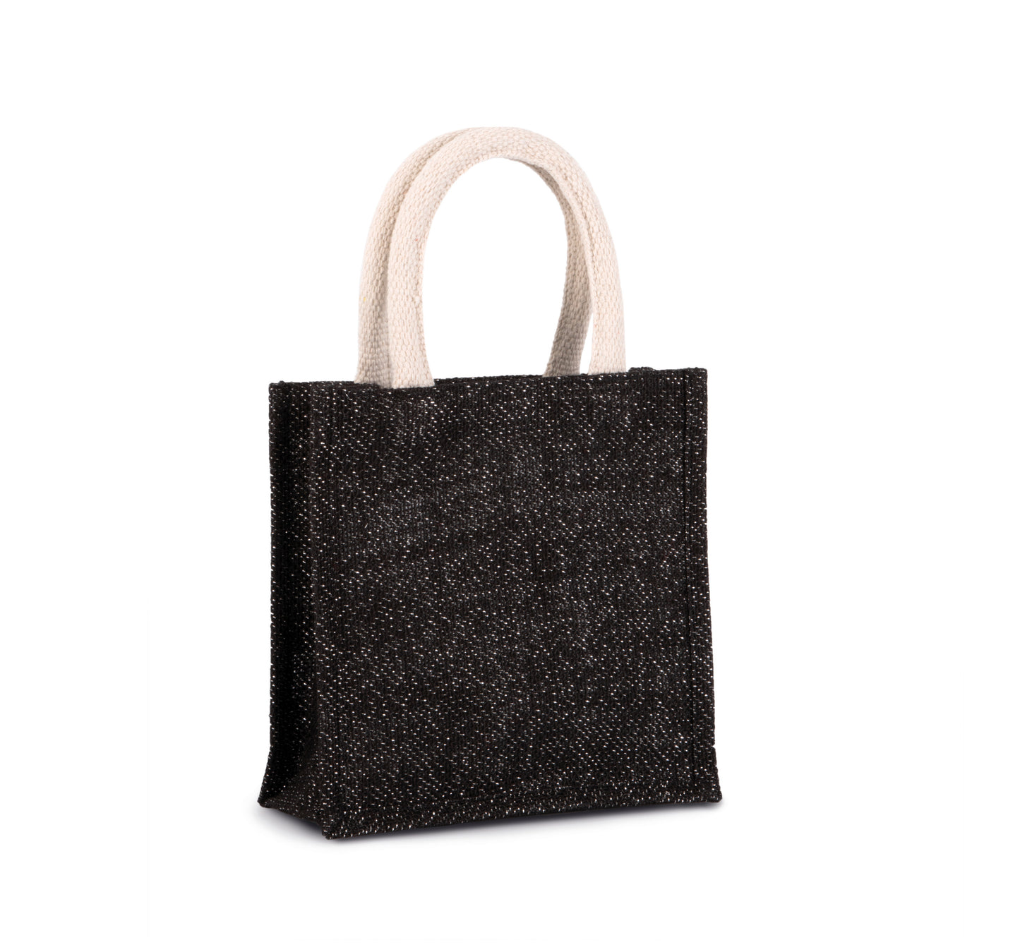 Sac style cabas en toile de jute colorés