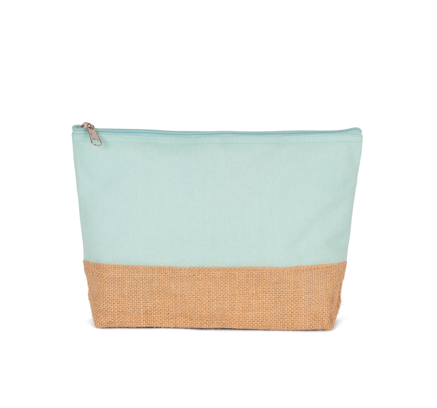 Pochette en toile de coton et jute