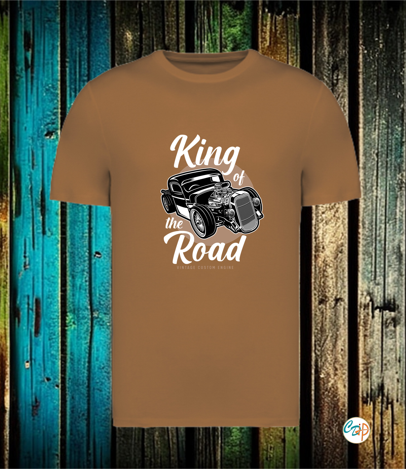 T-shirt King the road