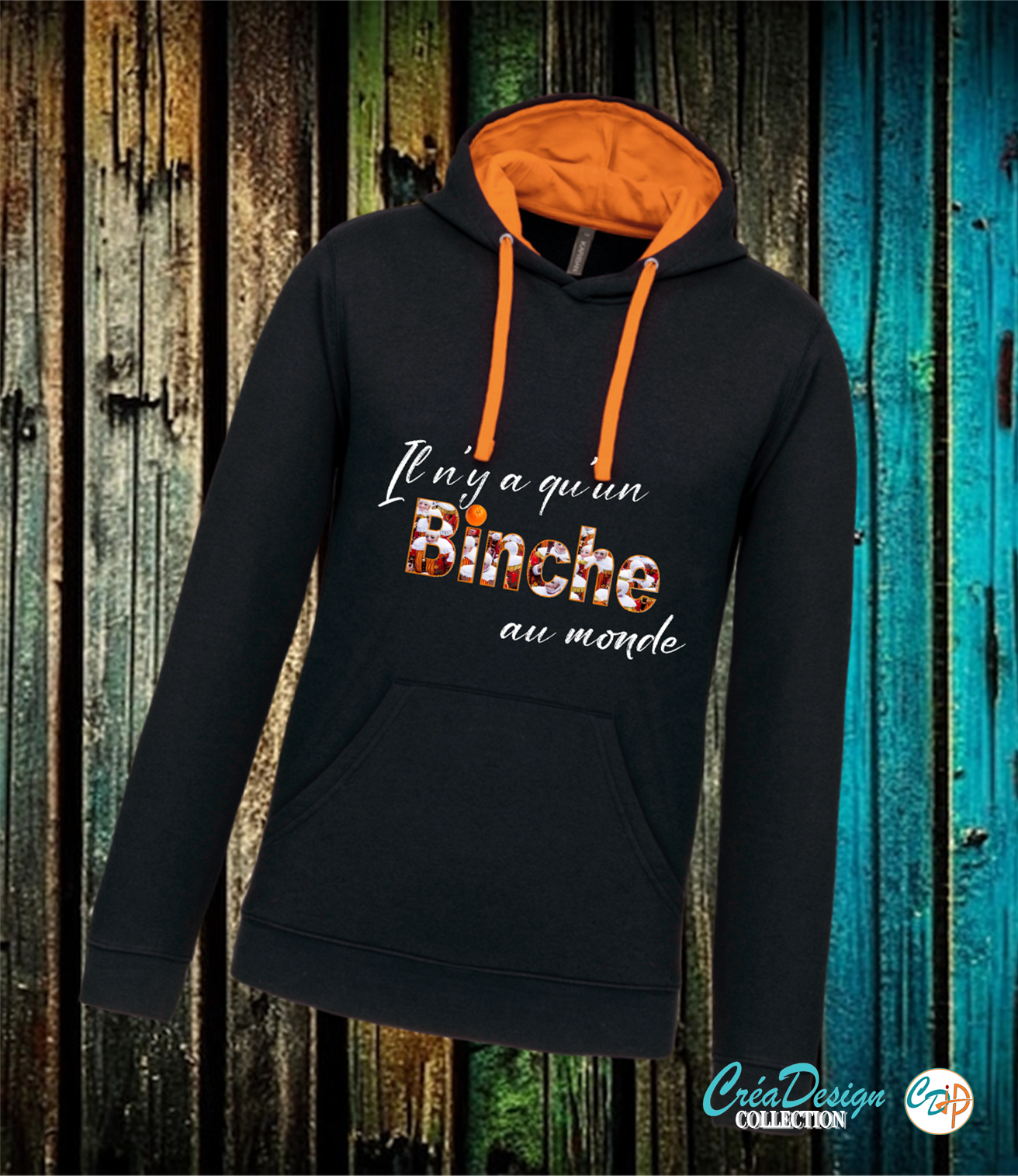 Sweat homme Il n'y a qu'un Binche au monde