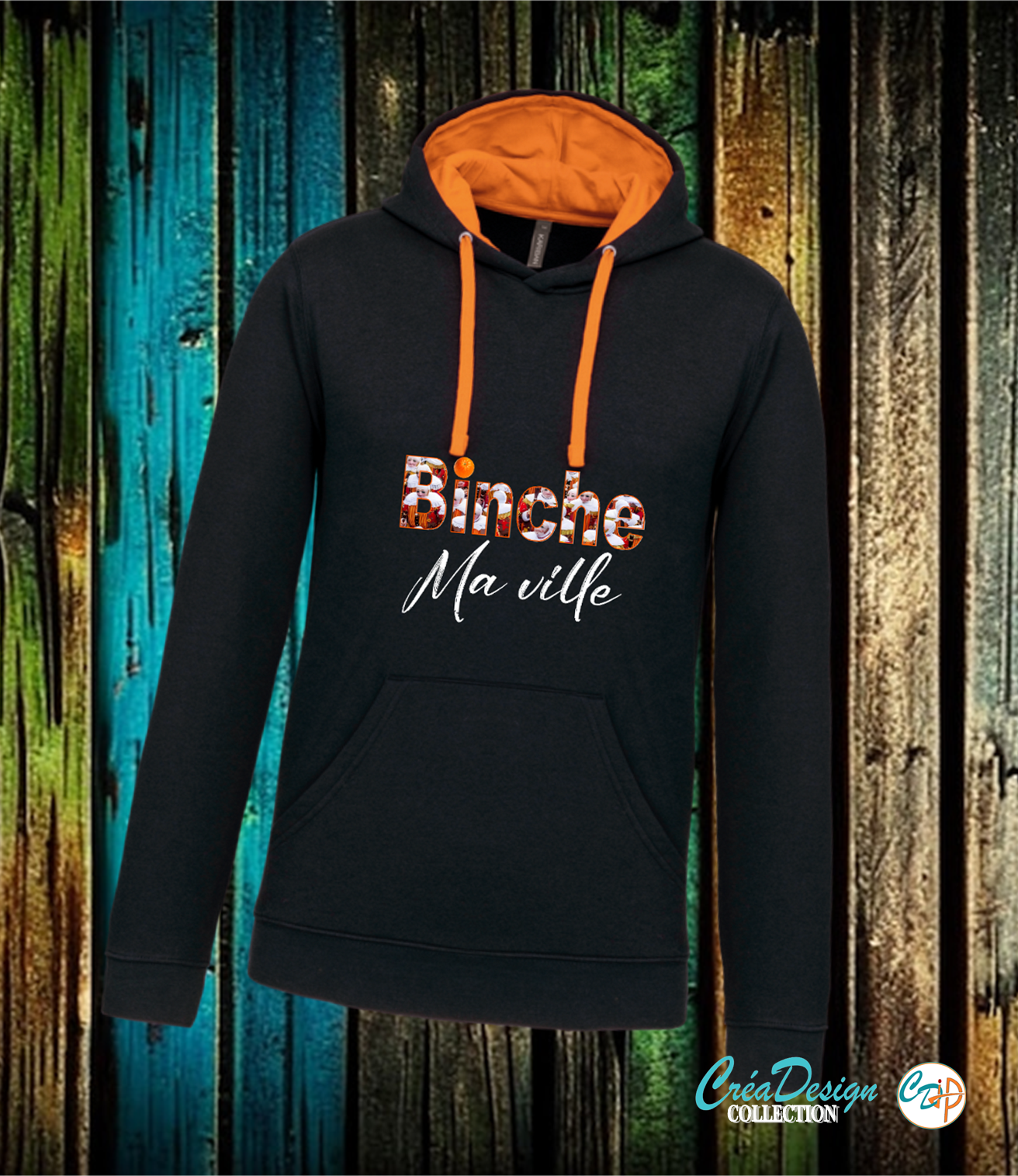 Sweat homme Binche Ma ville