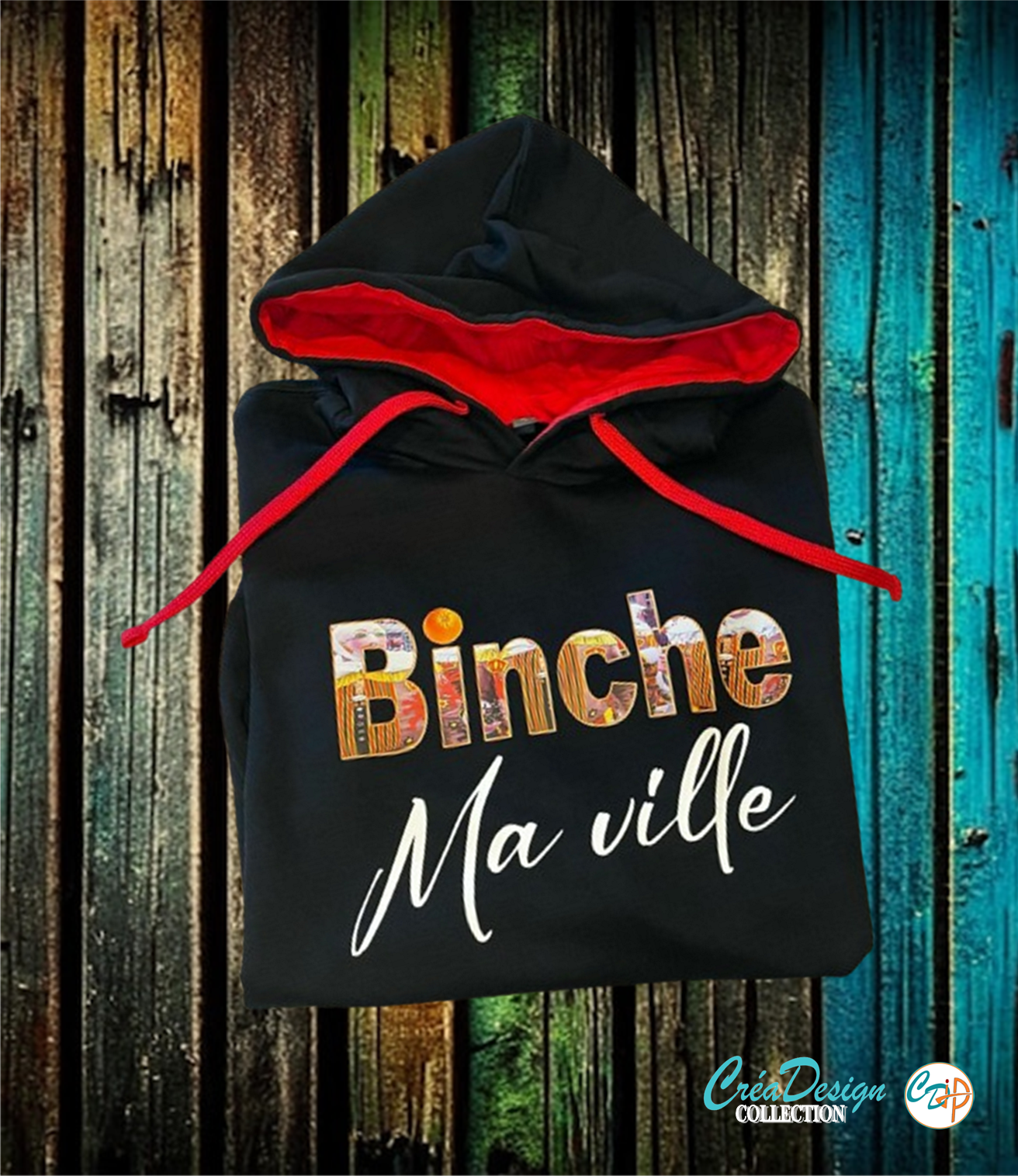 Sweat homme Binche Ma ville