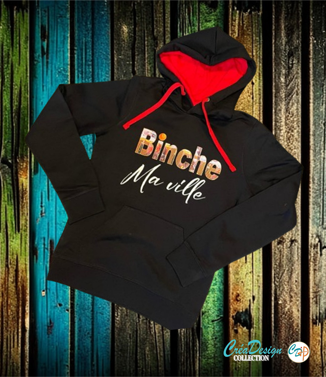Sweat homme Binche Ma ville