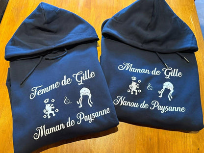 Pull paysan et gille