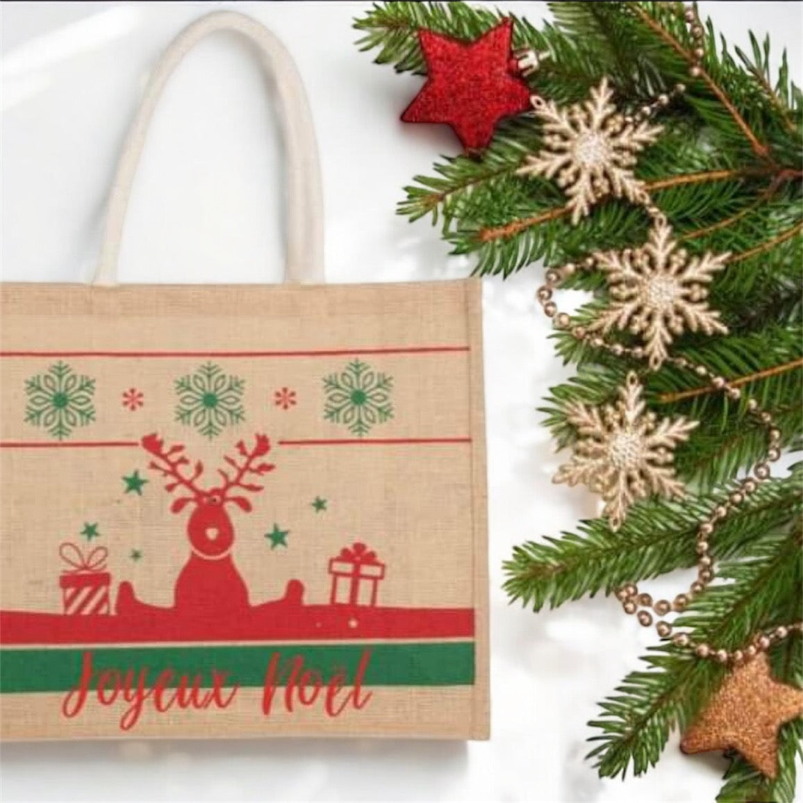 Grand sac Cerf de Noël