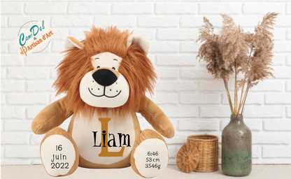 Peluche zippée personnalisée