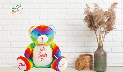 Peluche zippée personnalisée