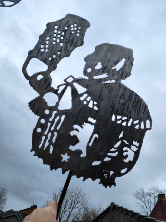 Gille – Buste en acier - Découpe plasma artisanale