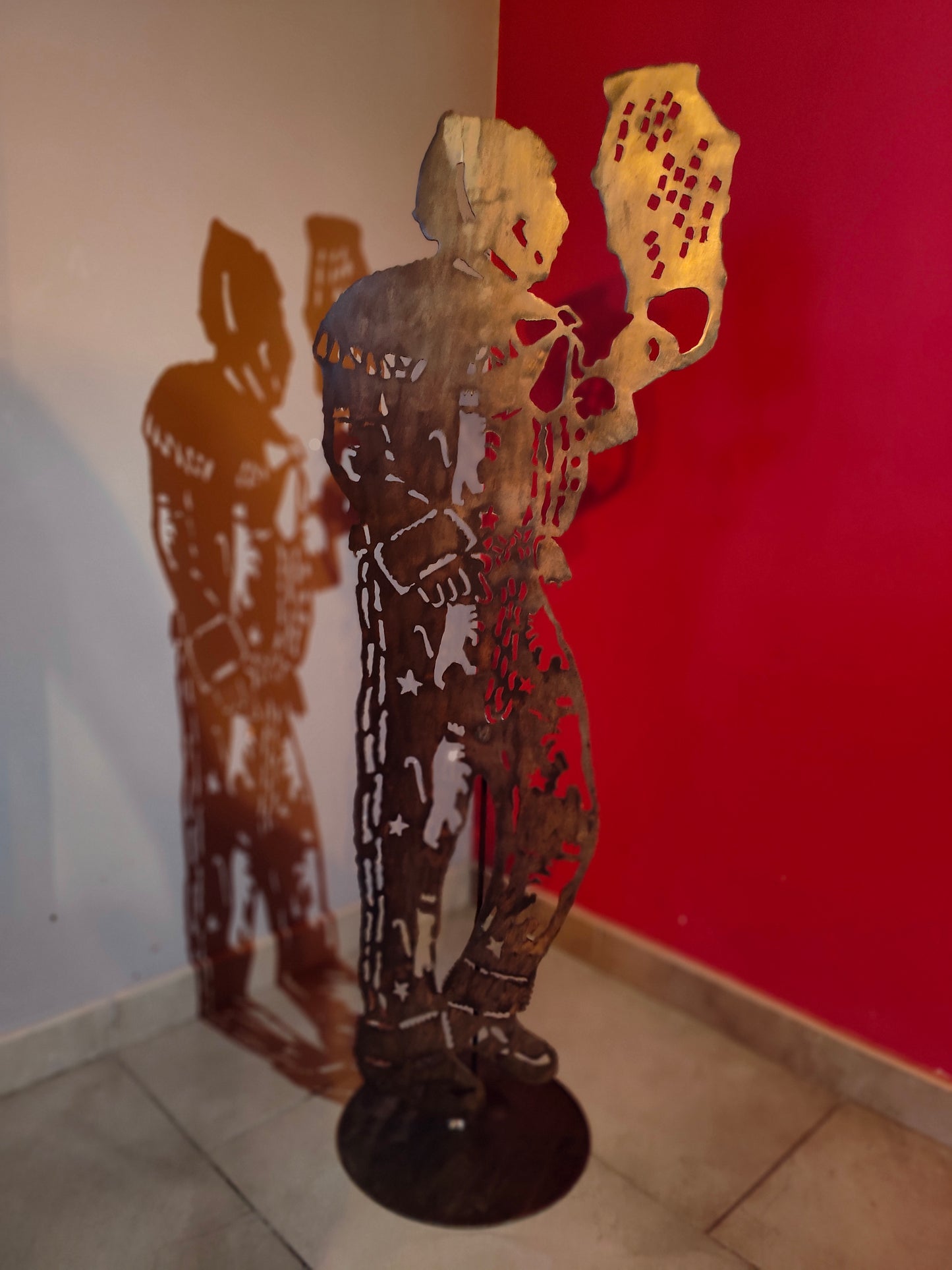 Gille en découpe plasma artisanale – 105 cm