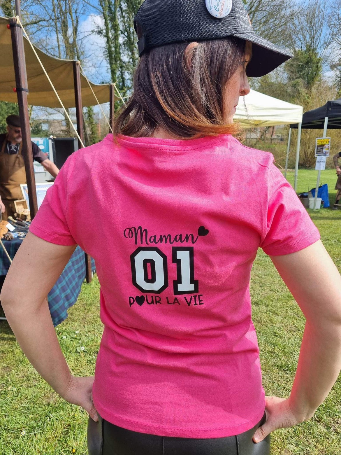 Tee-shirt personnalisé "Fête des mamans"