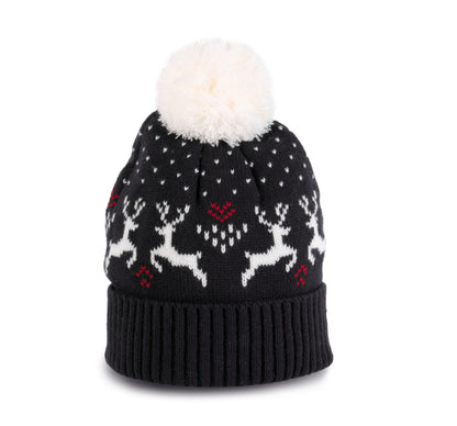 Bonnet de Noël motifs rennes