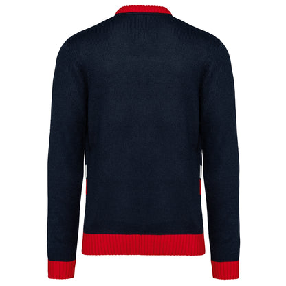 Pullover col rond de Noël unisexe