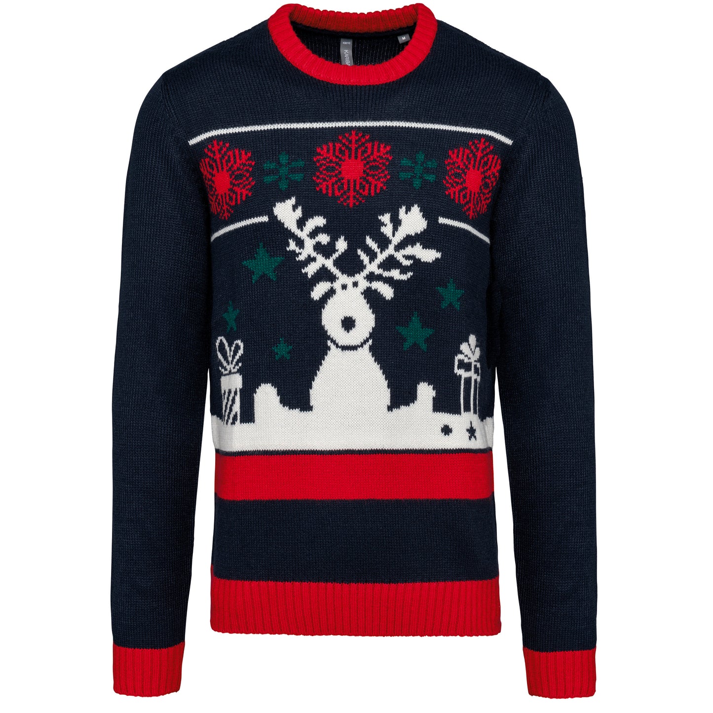 Pullover col rond de Noël unisexe