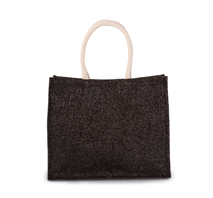 Sac en jute "......en or et à paillettes"