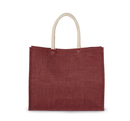 Sac en jute: texte humoristique "C'est moi la cheffe"