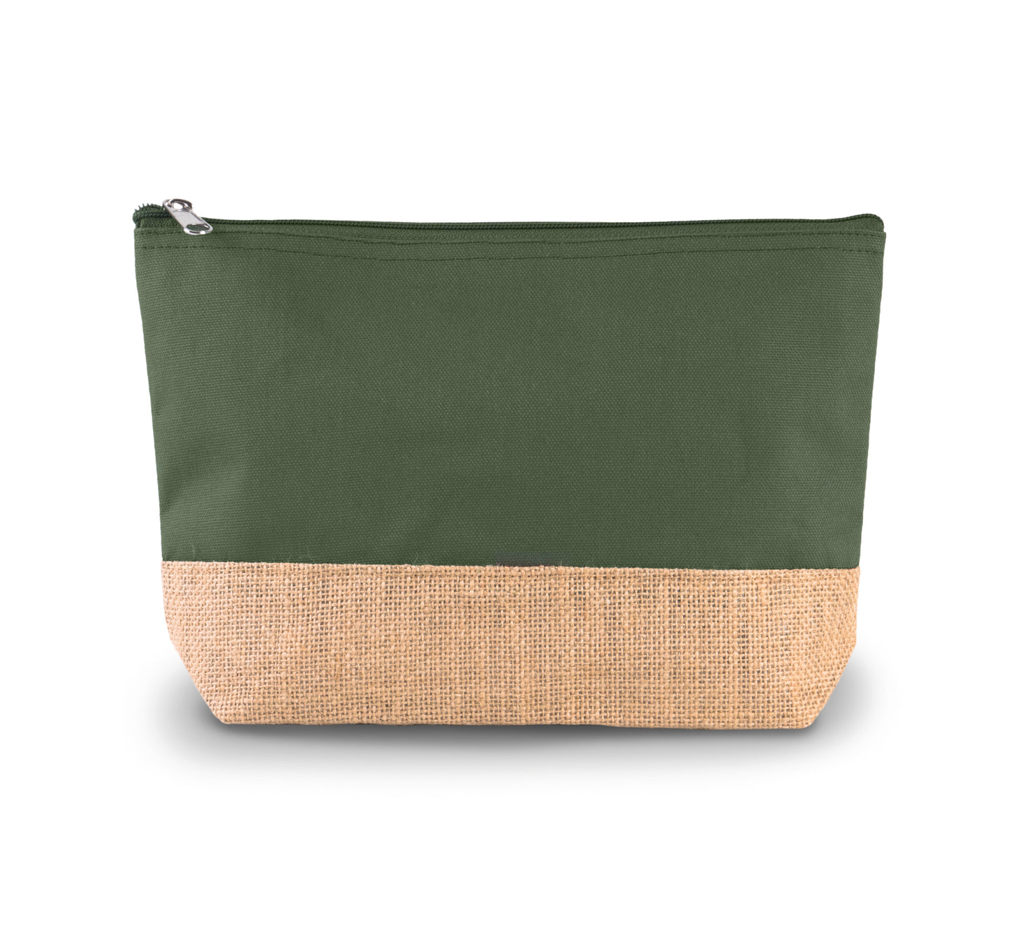 Pochette en toile de coton et jute