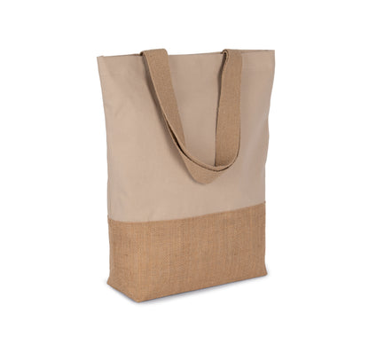 Sac en coton et fils de jute contrecollé personnalisé