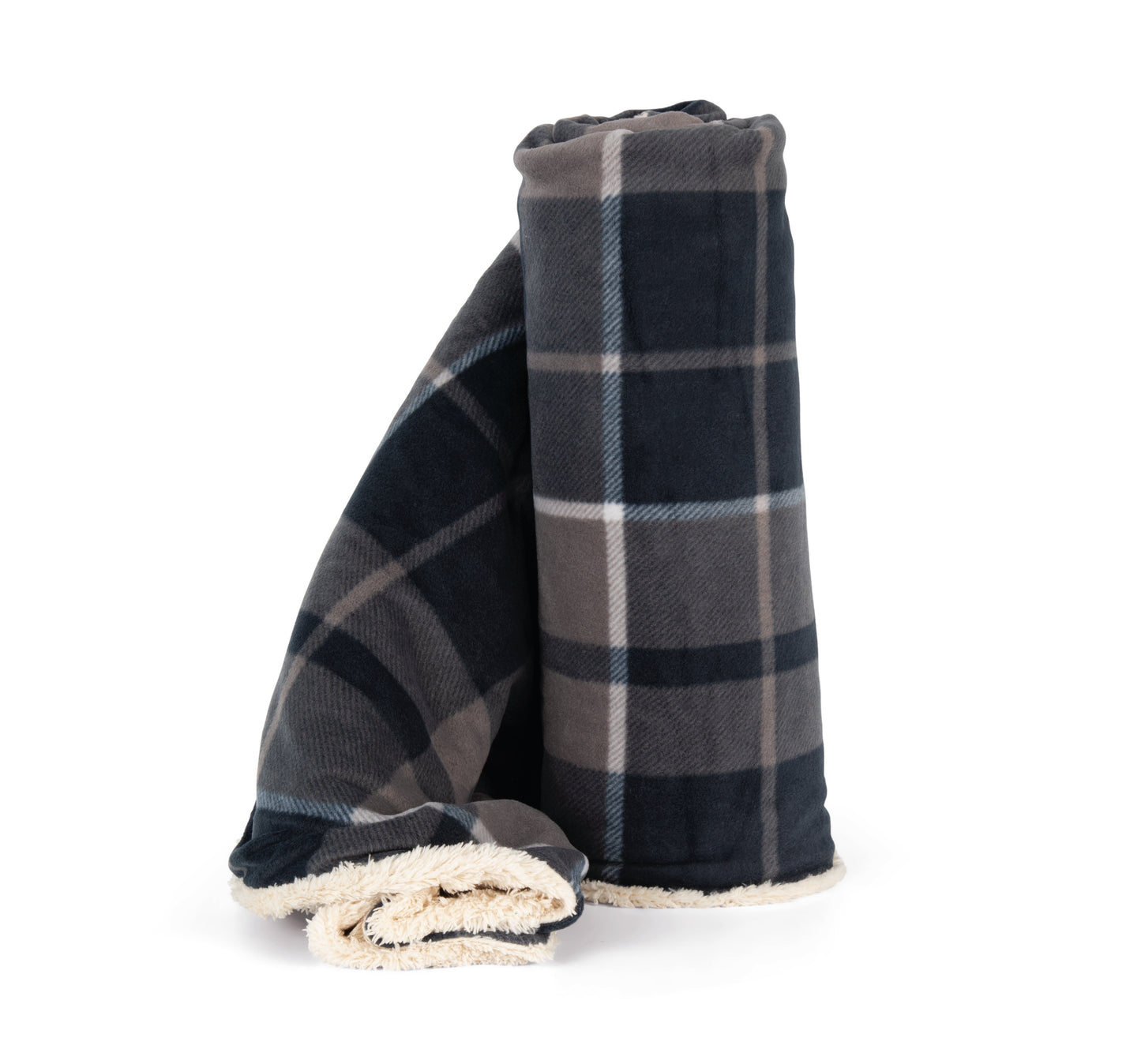 Plaid sherpa tartan