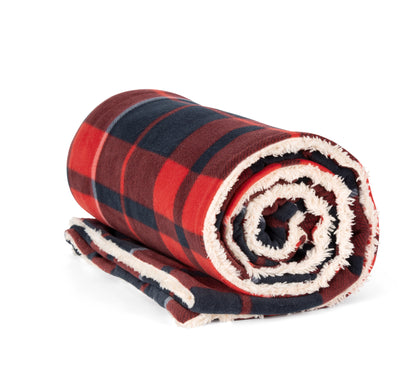 Plaid sherpa tartan