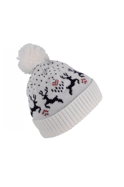Bonnet de Noël motifs rennes