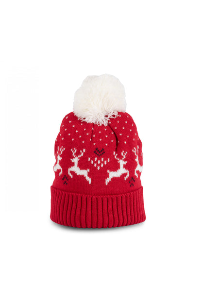 Bonnet de Noël motifs rennes