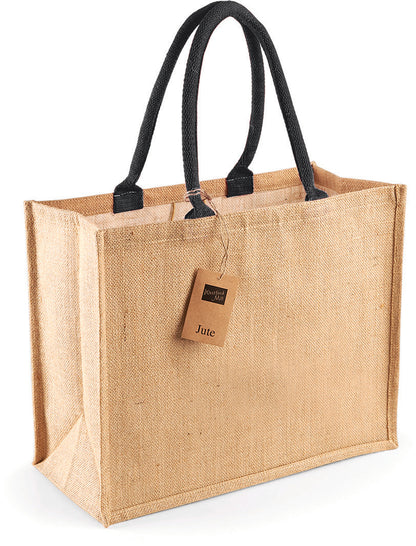 Sac shopping classique en jute
