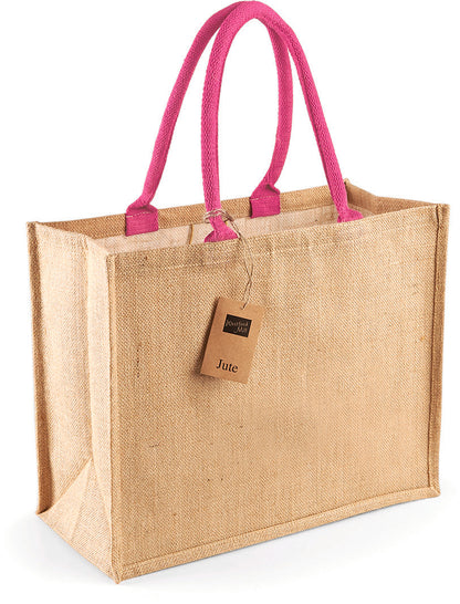 Sac shopping classique en jute