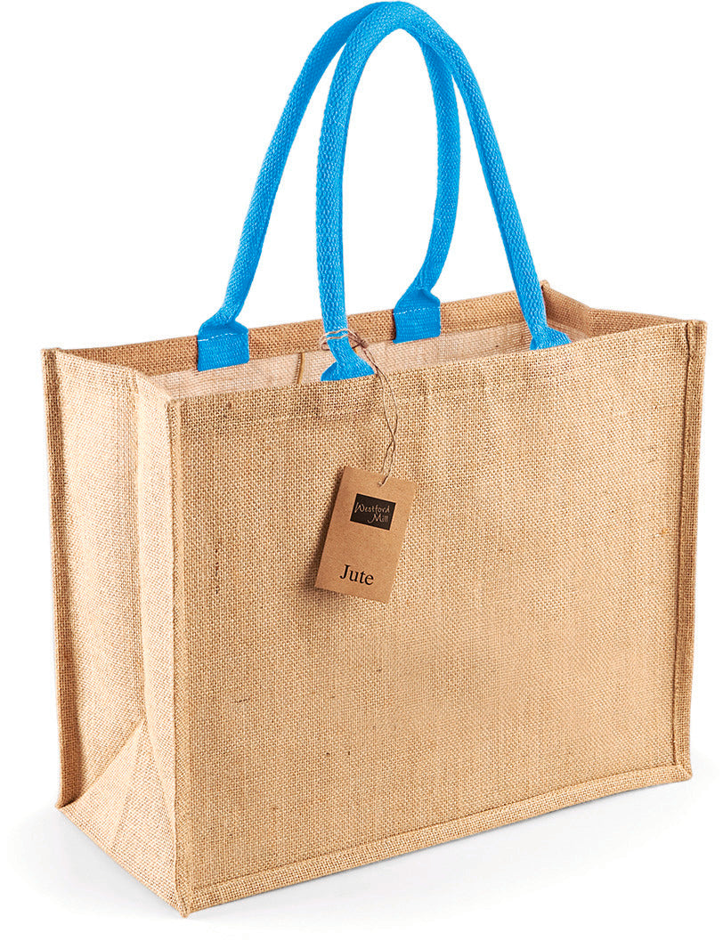 Sac shopping classique en jute