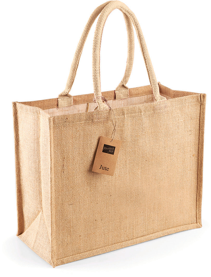 Sac shopping classique en jute