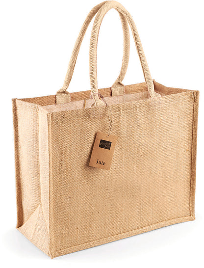 Sac shopping classique en jute