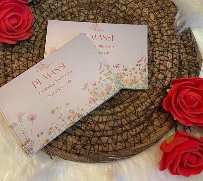 Cartes de visite, 8,5 x 5,5 cm, impression recto/verso