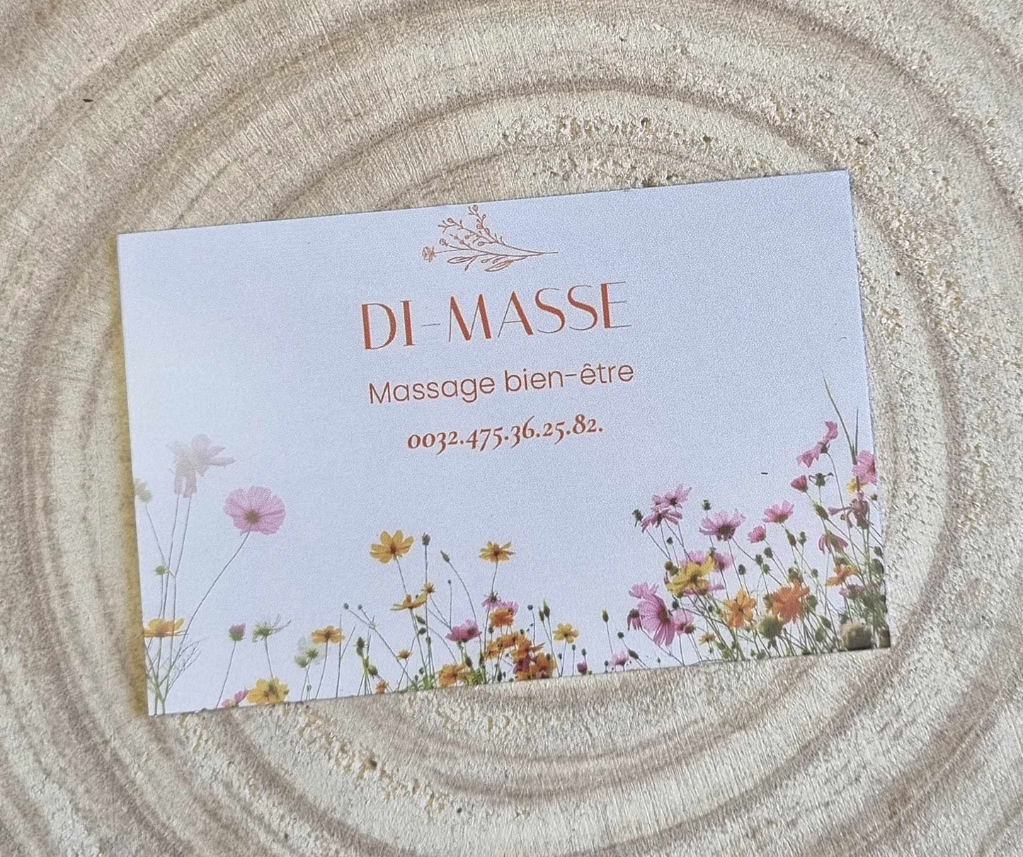 Cartes de visite, 8,5 x 5,5 cm, impression recto/verso