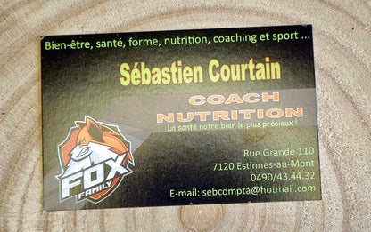 Cartes de visite, 8,5 x 5,5 cm, impression recto/verso