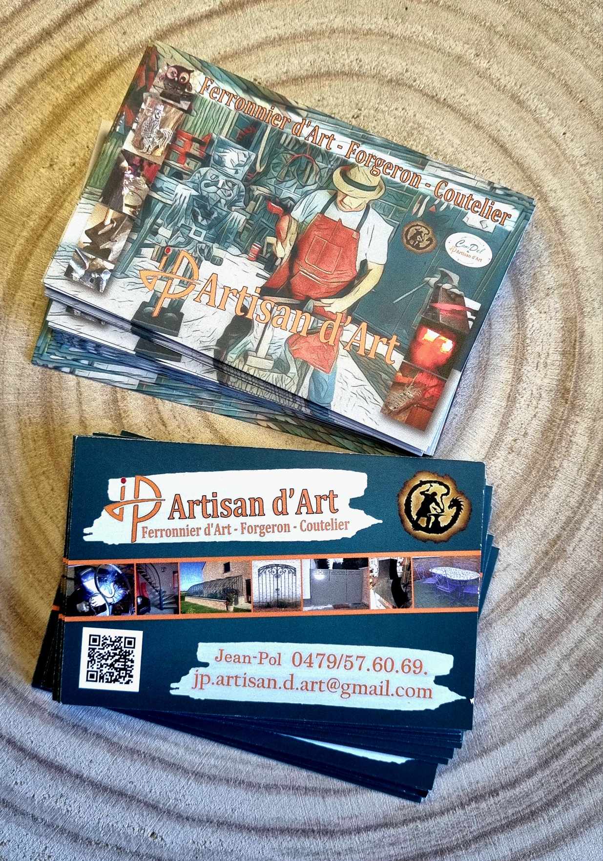 Cartes de visite, 8,5 x 5,5 cm, impression recto/verso